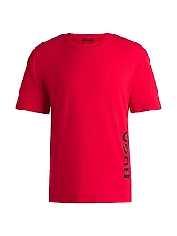 Cotton-Jersey T-Shirt with SPF 50+ UV Protection