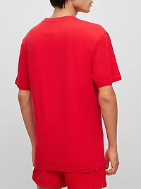 Cotton-Jersey T-Shirt with SPF 50+ UV Protection