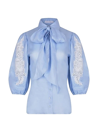 Abbie Floral Embroidered Blouse