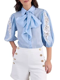 Abbie Floral Embroidered Blouse