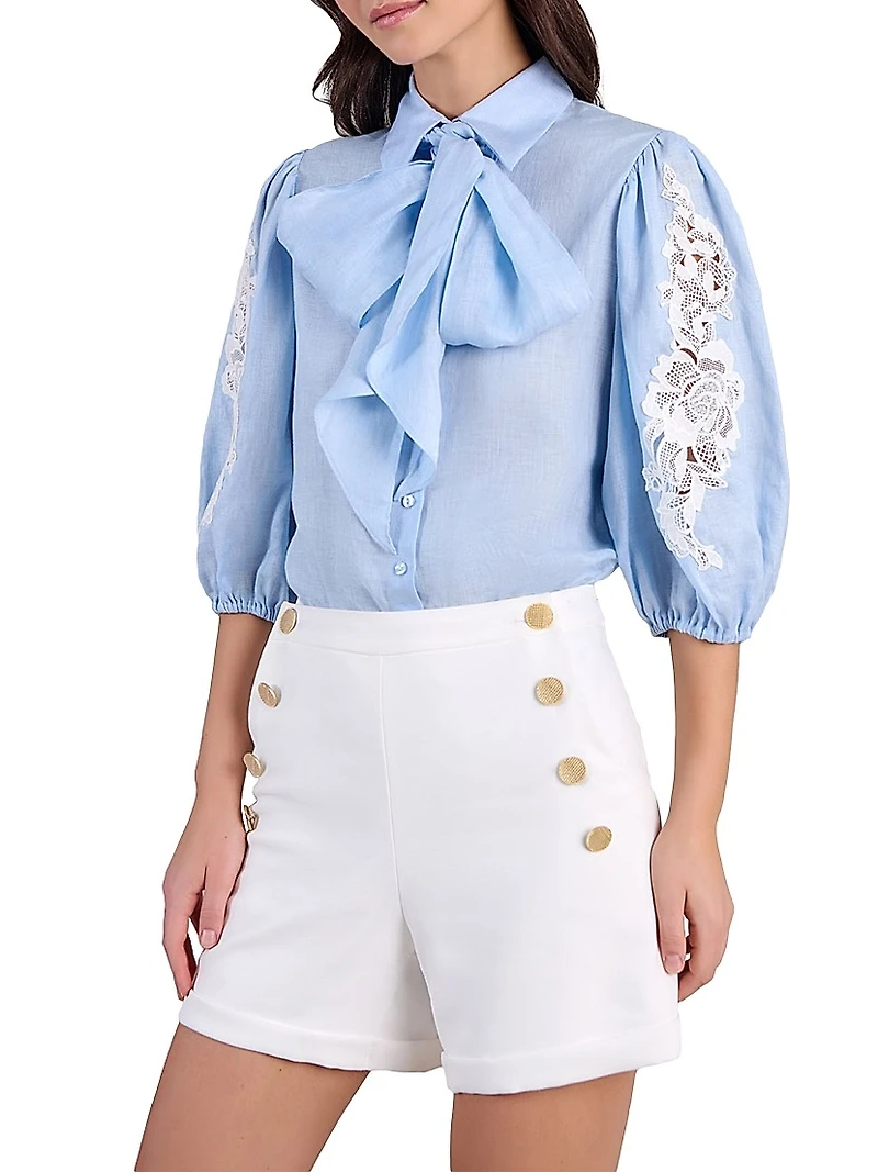 Abbie Floral Embroidered Blouse