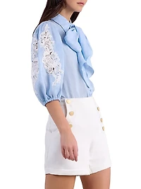 Abbie Floral Embroidered Blouse