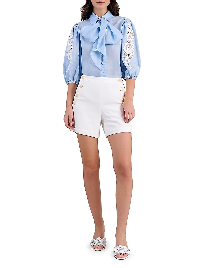 Abbie Floral Embroidered Blouse