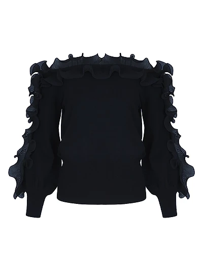 Catane Frill Off-the-Shoulder Top