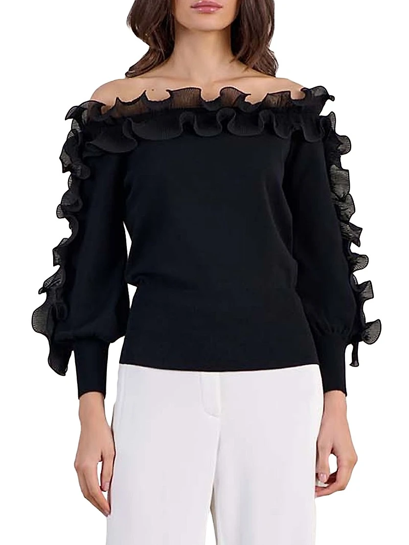 Catane Frill Off-the-Shoulder Top