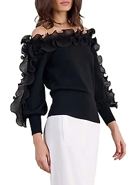 Catane Frill Off-the-Shoulder Top