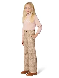 Little Girl's & Logo Turtleneck Sweater