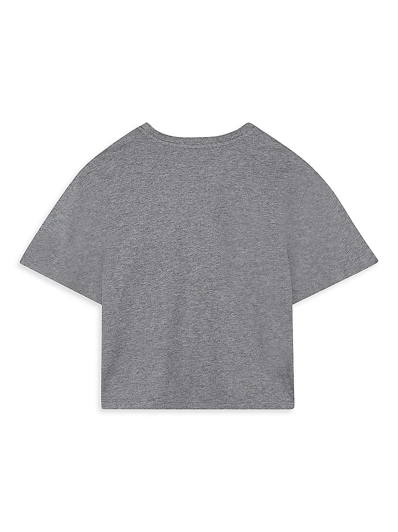 Little Girl's & Logo Crewneck T-Shirt