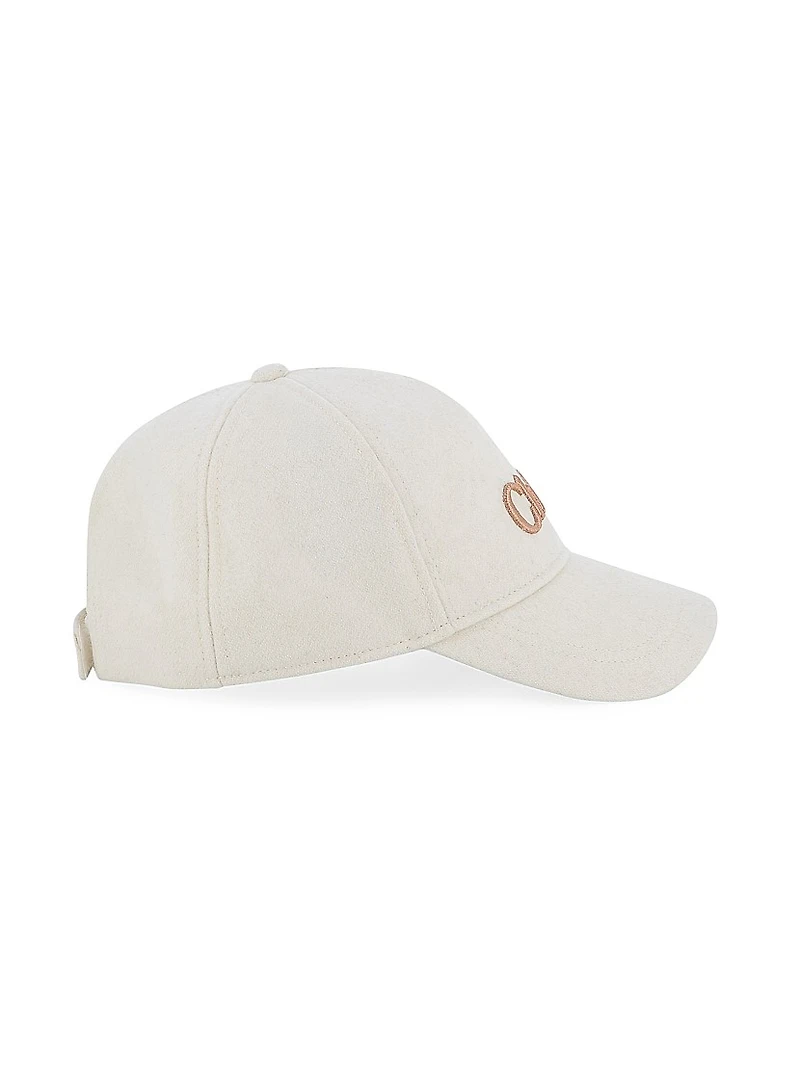 Girl's Logo Wool-Blend Cap