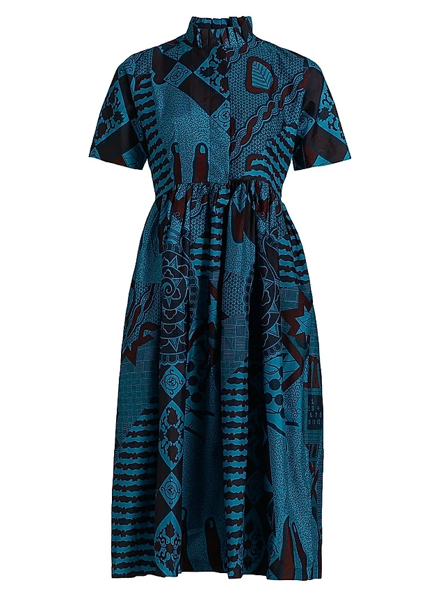 tobi midi dress Tobi Ruffle Midi Dress - Women's Fashion
