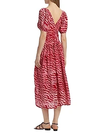 Bori Printed A-Line Midi-Dress