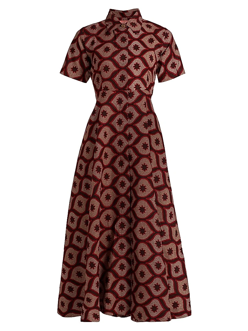 Feyi Printed Midi-Dress