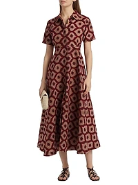 Feyi Printed Midi-Dress