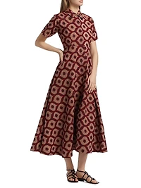Feyi Printed Midi-Dress