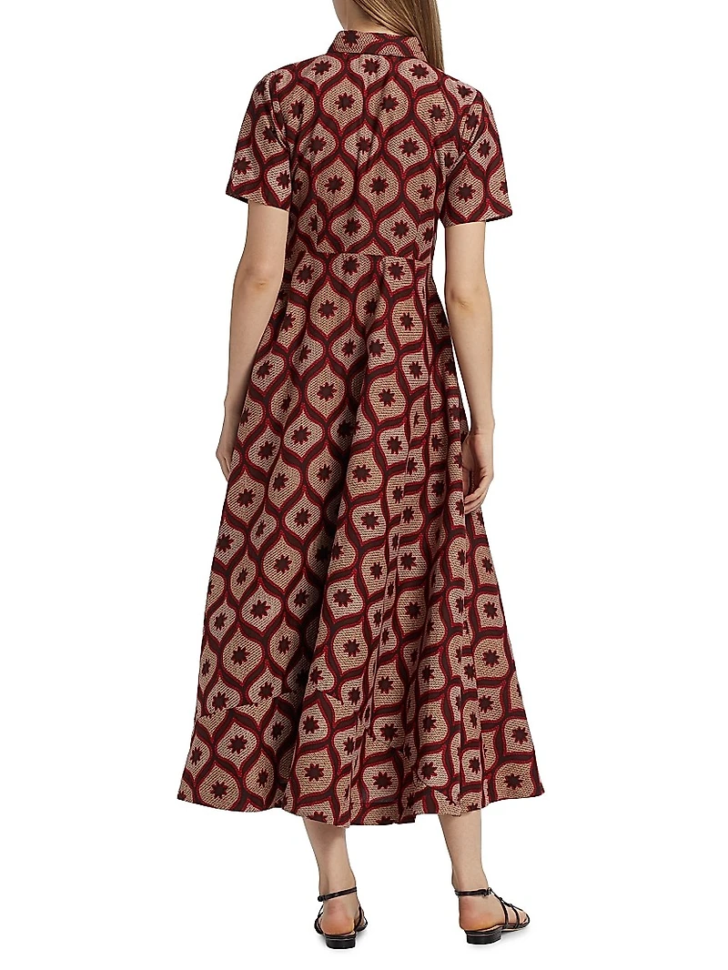 Feyi Printed Midi-Dress