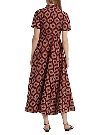 Feyi Printed Midi-Dress