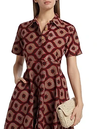 Feyi Printed Midi-Dress