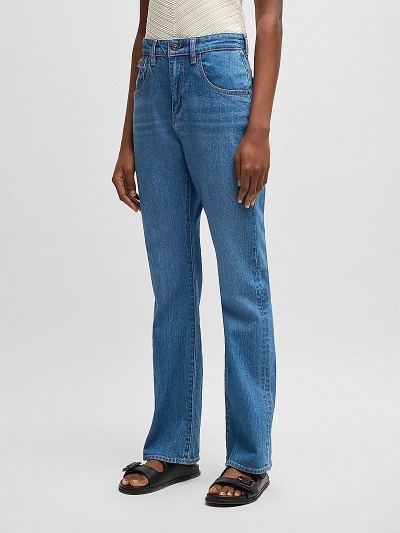 Bootcut Jeans Comfort-Stretch Denim