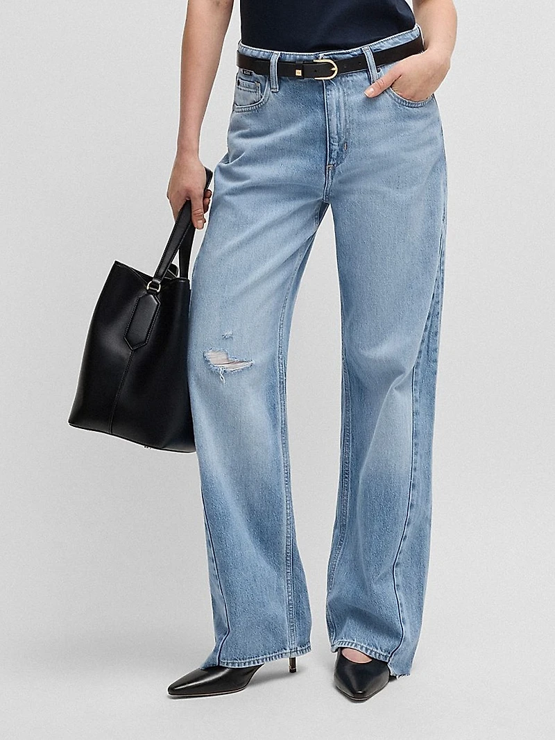 Wide-Leg Jeans