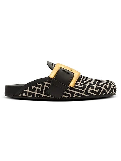 Anthem Jacquard Logo Mules