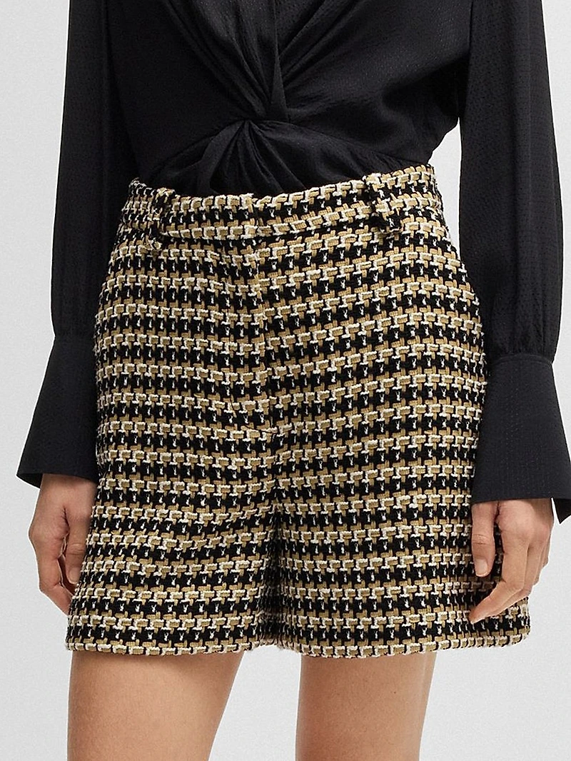 Relaxed-Fit Shorts Tweed