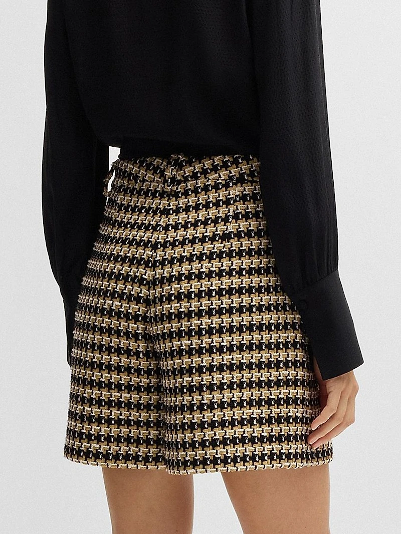 Relaxed-Fit Shorts Tweed