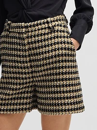 Relaxed-Fit Shorts Tweed