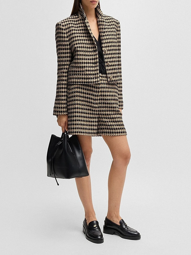 Relaxed-Fit Shorts Tweed