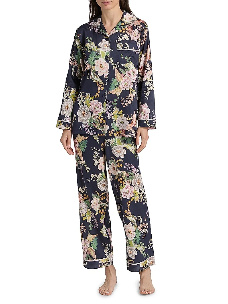 Betsy Floral Full-Length Pajamas