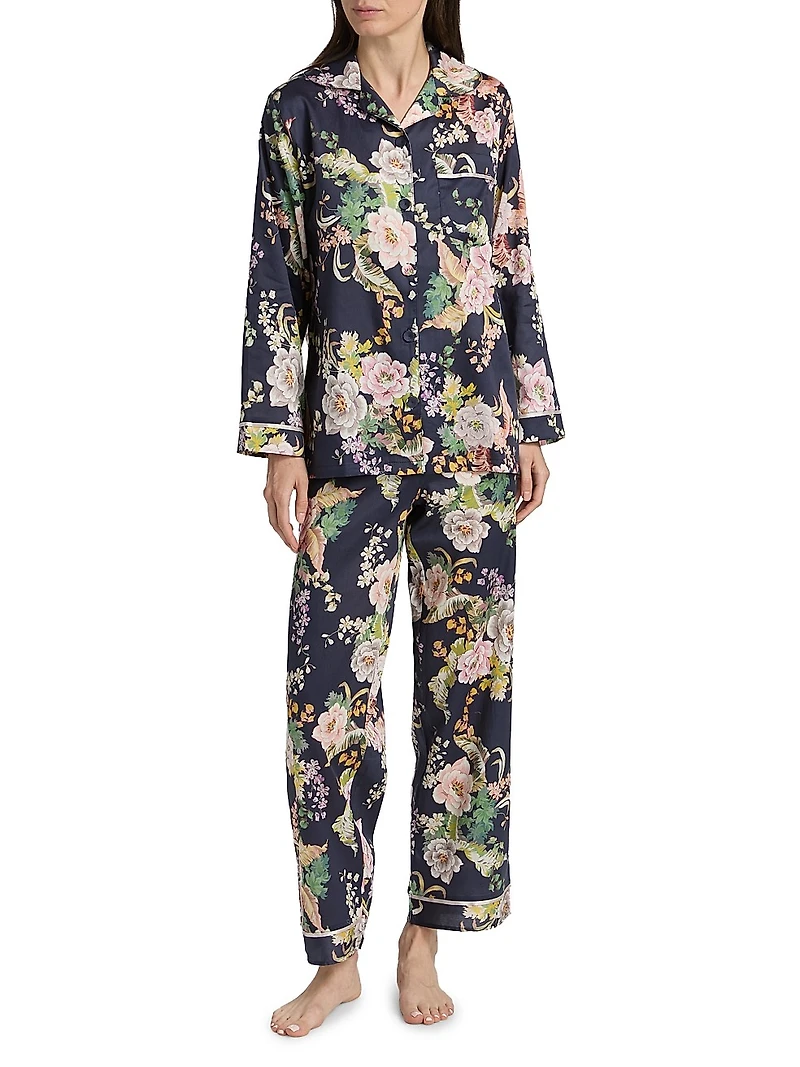 Betsy Floral Full-Length Pajamas