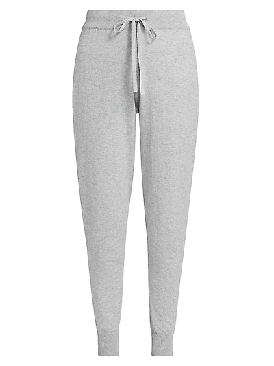 Do Not Disturb Cotton-Cashmere Joggers