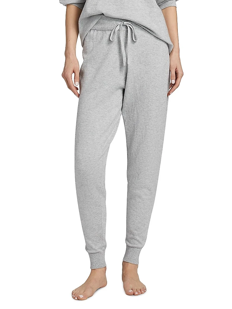 Do Not Disturb Cotton-Cashmere Joggers