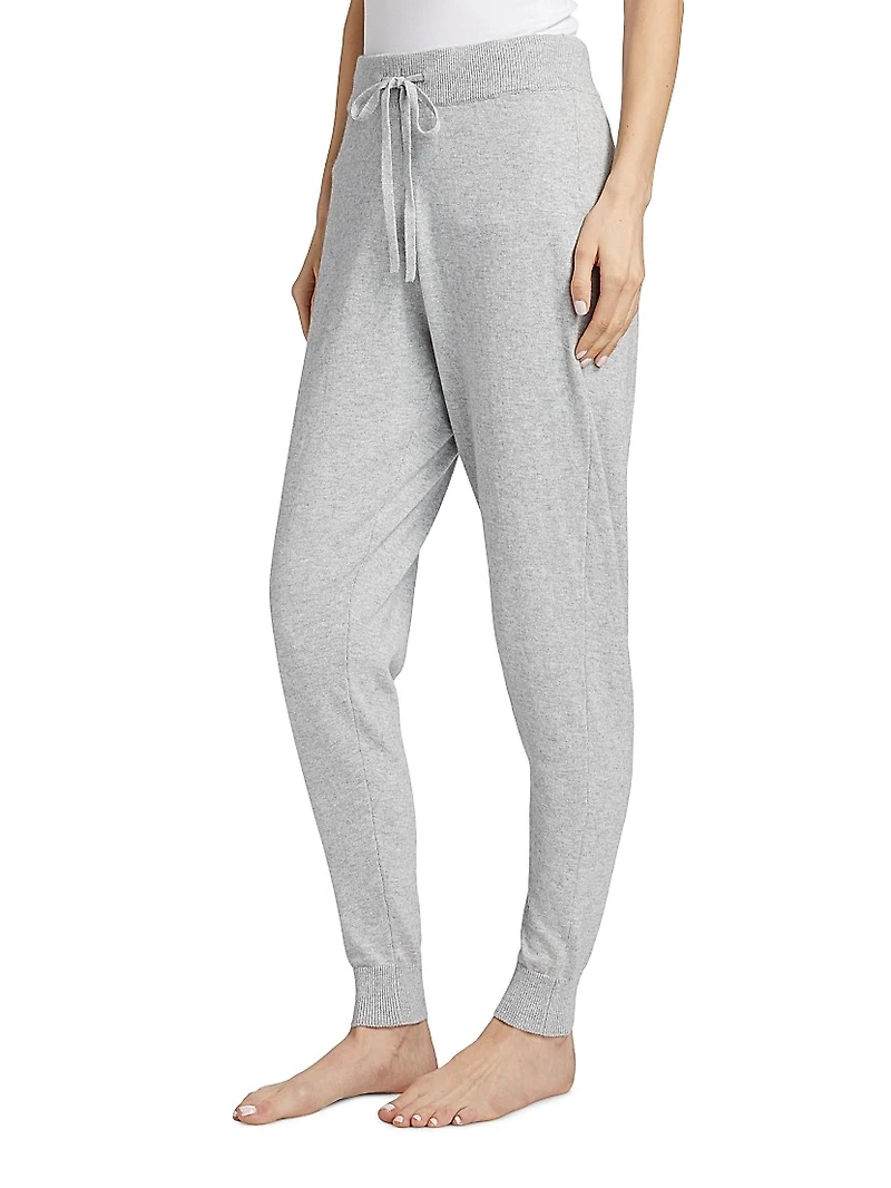 Do Not Disturb Cotton-Cashmere Joggers