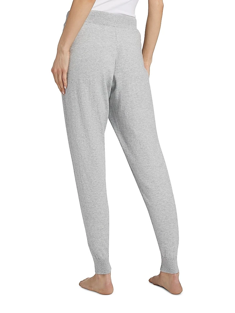 Do Not Disturb Cotton-Cashmere Joggers