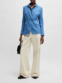 Slim-Fit Blazer Tweed