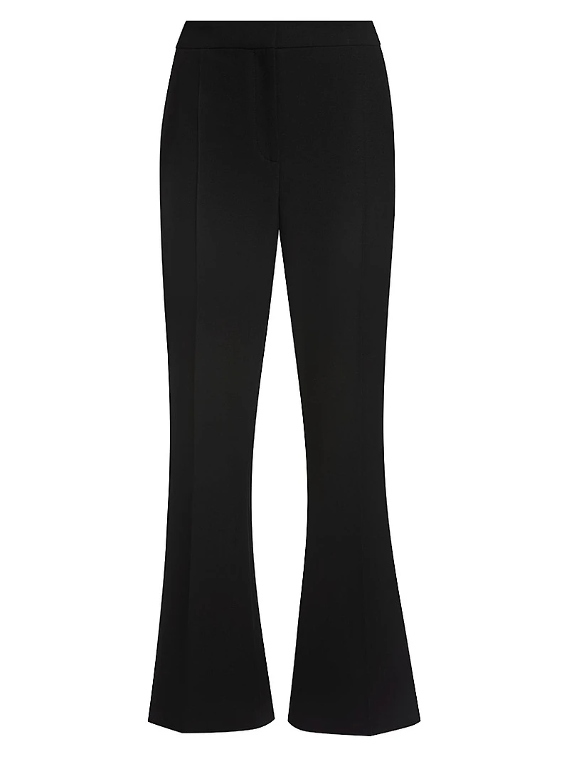 Slim-Fit Trousers with Bootcut Leg