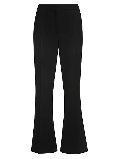 Slim-Fit Trousers with Bootcut Leg