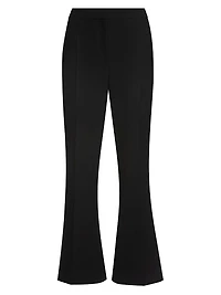 Slim-Fit Trousers with Bootcut Leg