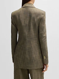 Regular-Fit Double-Breasted Blazer