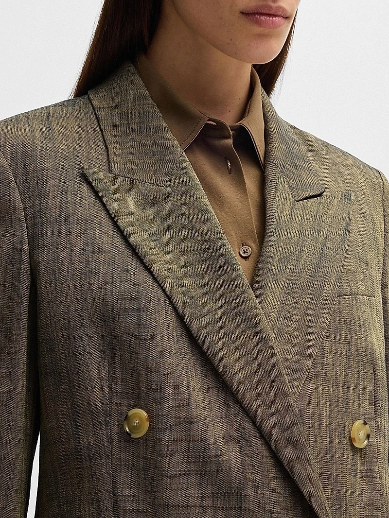 Regular-Fit Double-Breasted Blazer