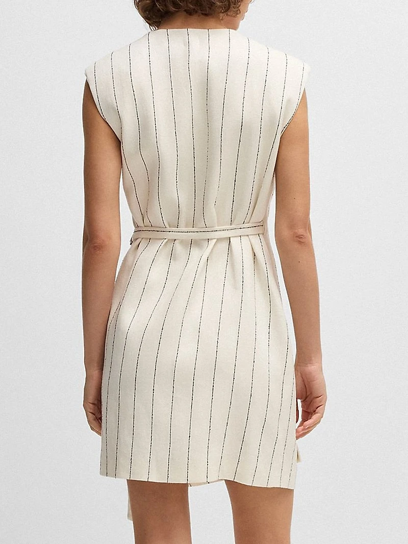 Wrap-Front Dress
