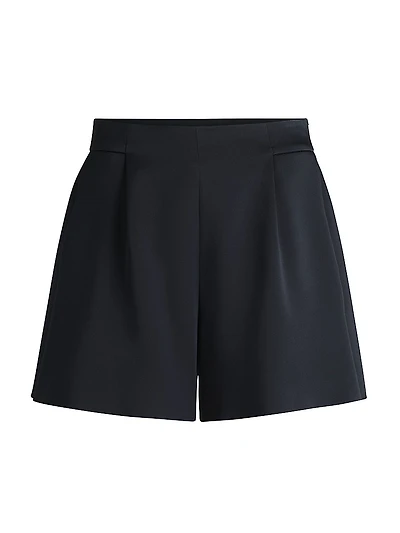 Relaxed-Fit Shorts with Front Pleats