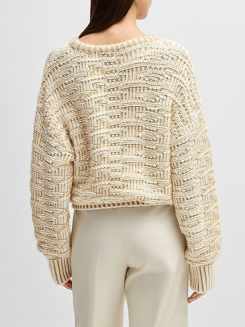 Sweater with 3D Knit
