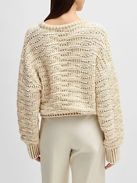 Sweater with 3D Knit