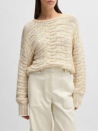 Sweater with 3D Knit