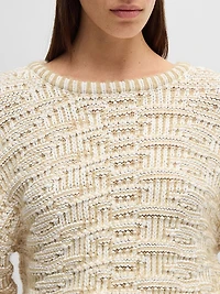 Sweater with 3D Knit
