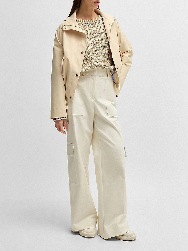 Sweater with 3D Knit