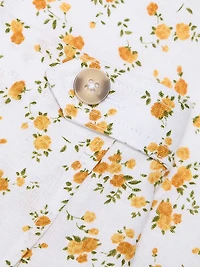 Clover Floral Linen Skort