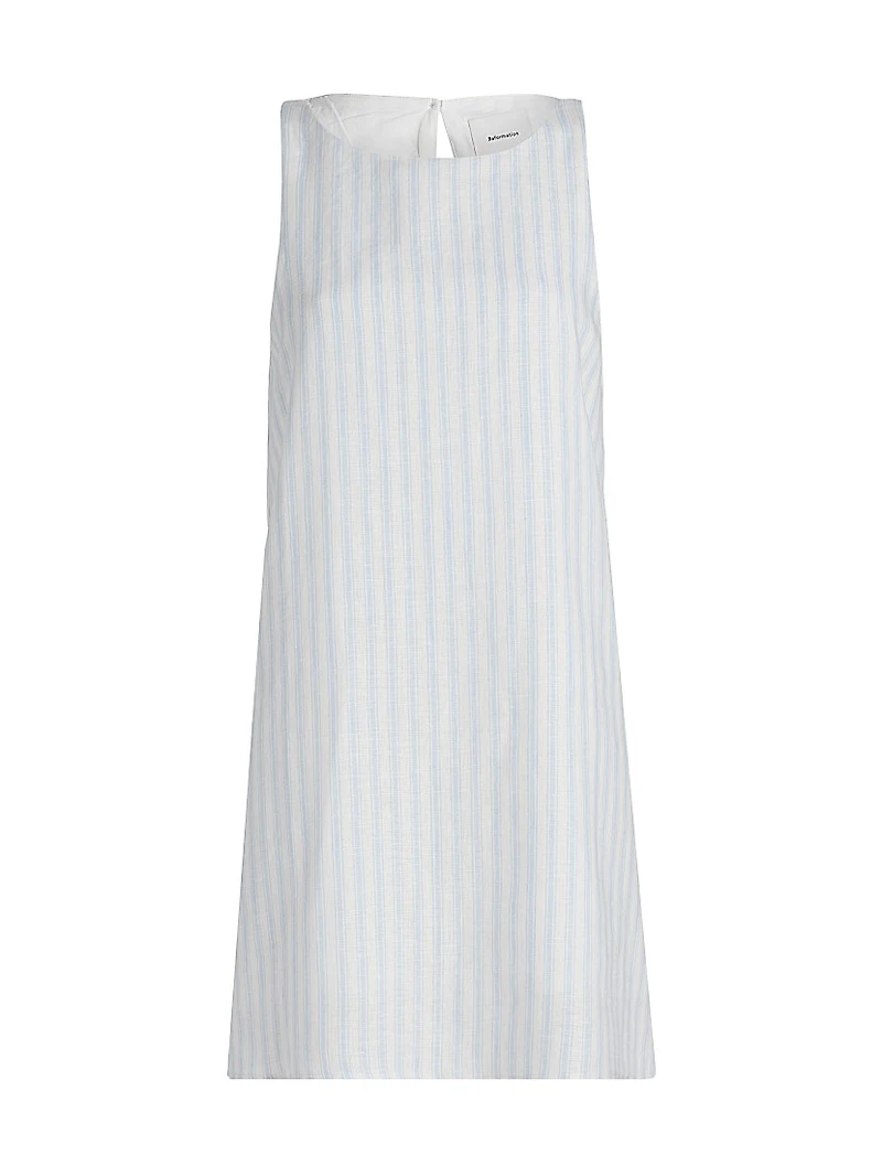 Jessi Striped Linen Minidress