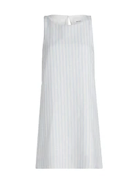 Jessi Striped Linen Minidress